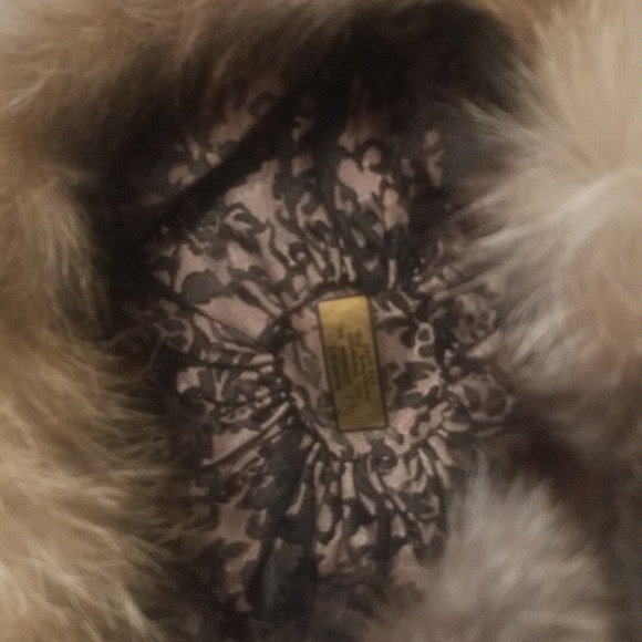 Genuine Mink & Fox Trim Fur Hat - Picture 10 of 13